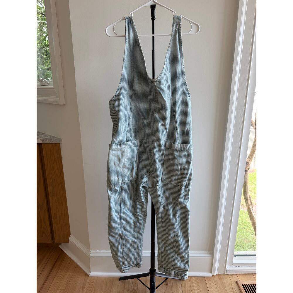 We the Free High Roller Railroad Jumpsuit Cotton Overalls Size Small - Picture 5 of 9